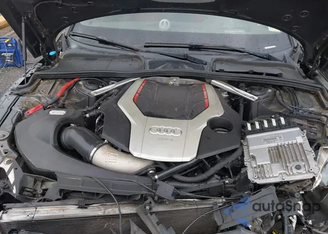 2018 Audi S5 3.0T Premium Plus from USA, damaged, VIN WAUC4CF57JA036587